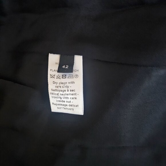 Joseph Gray Wool Blend Single Button Tailored Style Blazer Jacket Women's Sz 42 - Picture 5 of 12